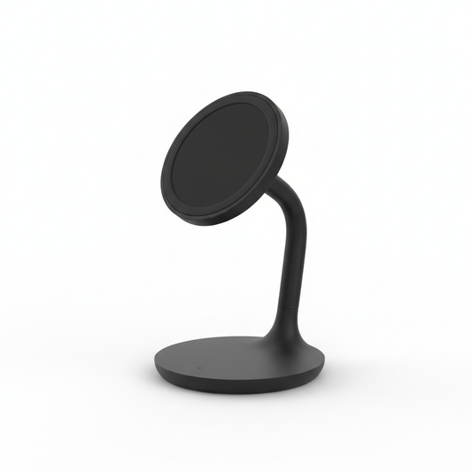 Wireless MagSafe Phone Stand and Charger in matte black
